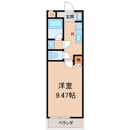 日前宮駅 徒歩13分 2階の物件間取画像